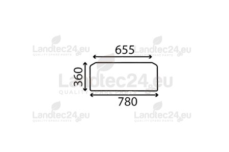 Cab glass CNH 5153550